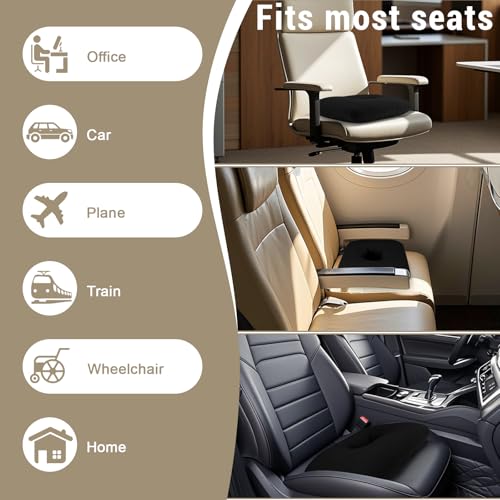 Donut Pillow for Bed Sores Tailbone Pain Relief Cushion, Cotton Butt Donut Cushion Breathable for Hemorrhoid, Pregnancy, Prostate and Surgery, Sitting Pressure Relief for Home, Office, Car