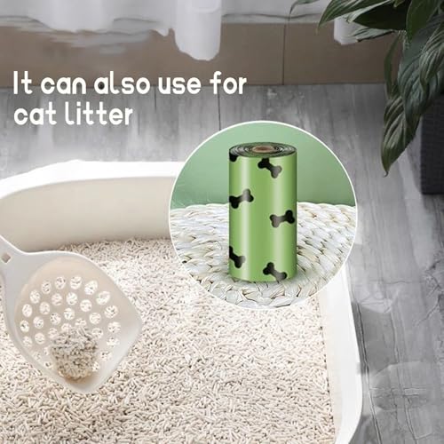 Image of 240 Count 13 inch x 9 inchDog Poop Bags Rolls, Leakproof Strong & Sturdy Waste Bags for Doggie Cat Pet,Eco-Friendly Leak-Proof Pet Poop Bags for Doggy | Scented