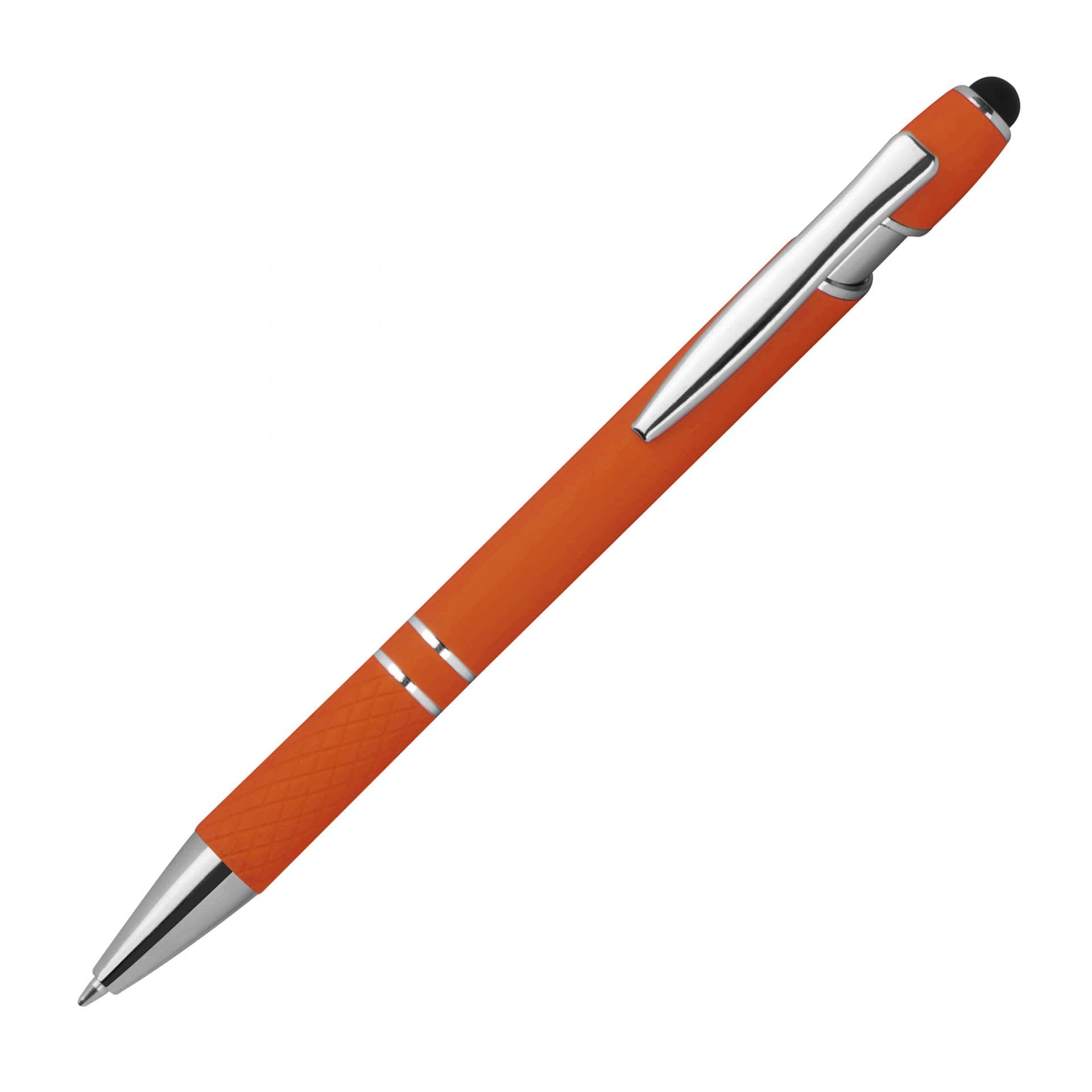 Schmalz® 100 Stück Aluminium Touchpen Kugelschreiber mit Gravur Eddy - personalisiert mit großer Auswahl an Farben - Kugelschreiber als personalisierte Geschenke mit Wunschtext & Logo (100)