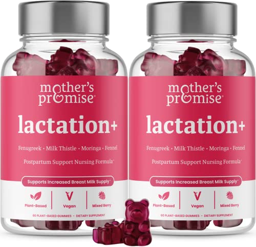 Mother's Promise Lactation Supplement Gummies for Breast Milk Production Increase | Postnatal...