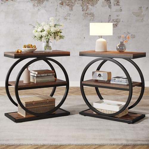 COSTWAY Tavolino Con Anta A Ribalta, Tavolino Da Divano O Letto A 3 Livelli Con Ripiano Di Archiviazione Comodino Moderno Per Soggiorno E Camera Da Letto 40 X 32 X 56 Cm 82185473