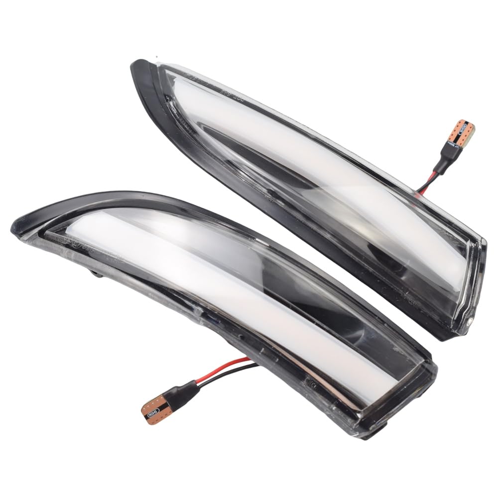 2 Piezas LED Luces Intermitentes Laterales Dinamicos Coche Luz para Ford Fiesta Mk7 2008-2017 Para Ford B-Max 2012-2017