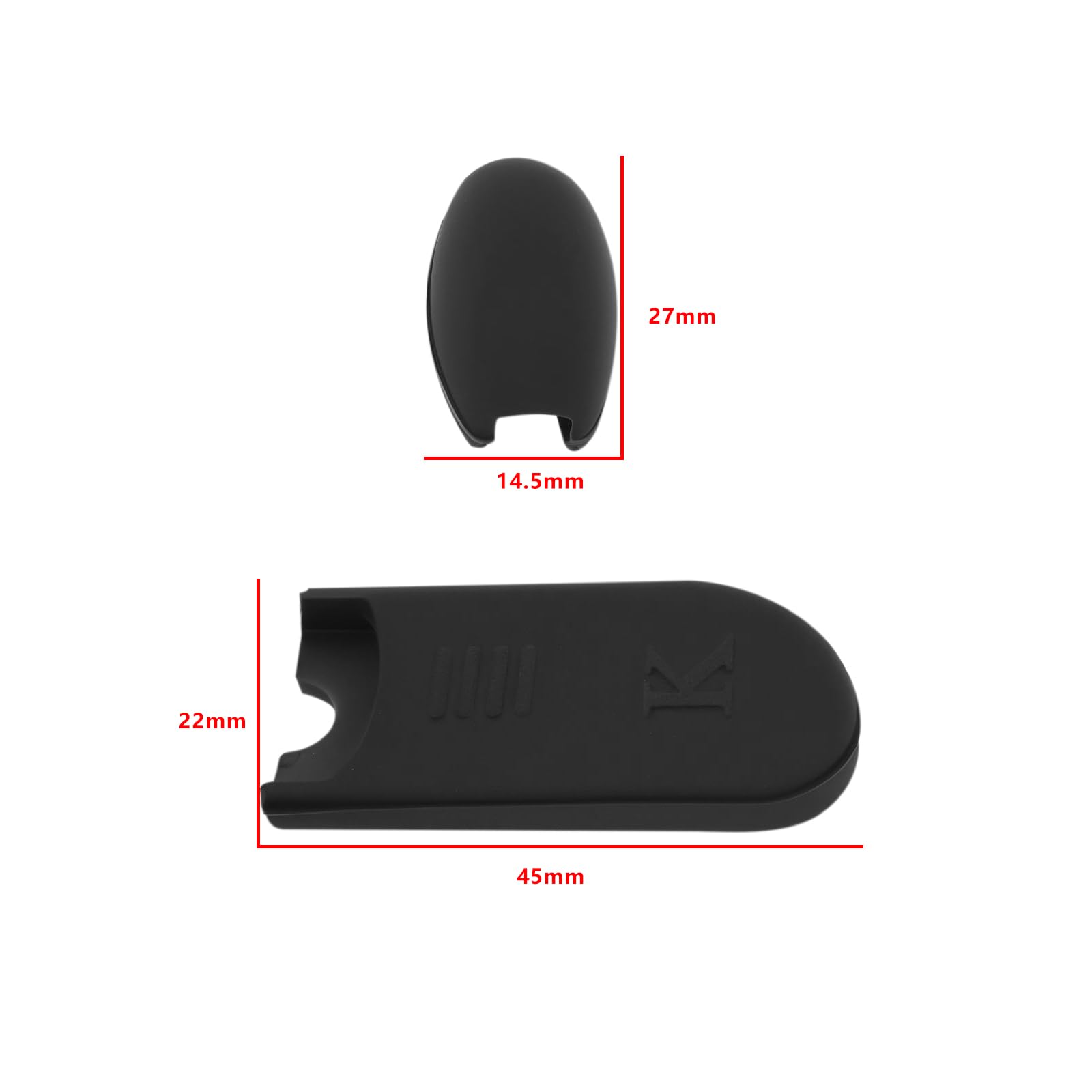 2 Juegos de Almohadillas para El Pulgar de Saxofón Aptas para Saxofones Alto Tenor Y Soprano 2 Reposa Dedos 6 Almohadillas para Teclas Laterales Pequeñas Color Negro