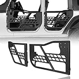 Hooke Road for Jeep JK Trail Doors Offroad Steel Tube Doors Compatible with 2007-2018 Jeep Wrangler JK Unlimited 4-Door Sahara Rubicon Sport
