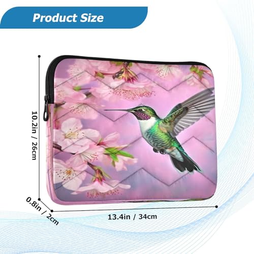 Funda para Laptop Floral Hummingbird 13-14 Pulgadas miniatura 3