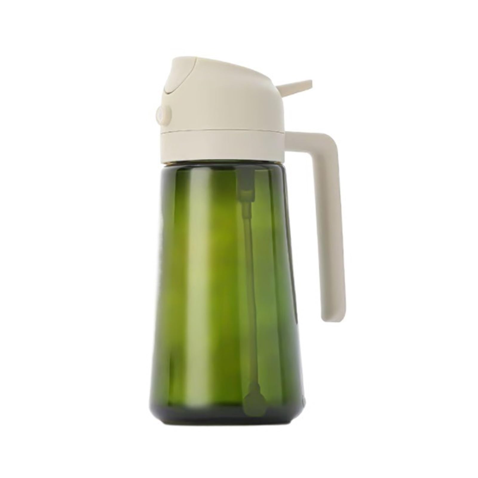 Dispensador de aceite oliva vidrio | Multicolor 470ml for Freír Y Asar: Botella De Spray De Aceite(White)