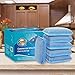 Miracle Microfiber Kitchen Sponge by Scrub-It (6 Pack) - Non-Scratch Heavy Duty Dishwashing Cleaning sponges- Machine Washable - (Blue)