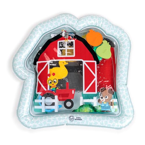 Baby Einstein Farm Explorers Cal's Sensory Barn Water Mat, Multisensory, Red, Ages 0-36 Months