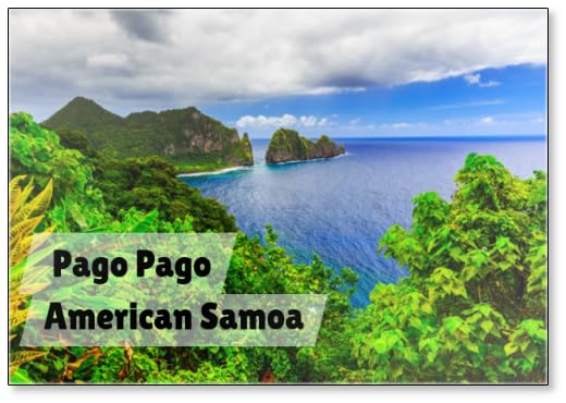 Pago Pago, American Samoa., Fridge Magnet