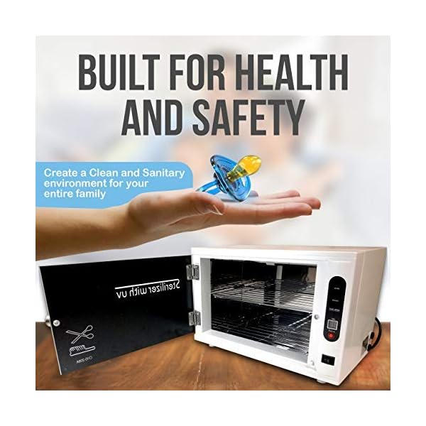 JJ-CARE-UV-Sterilizer-for-Salon-UV-Light-Sanitizer-Box-UV-Sterilizer-Machine-with-Stainless-Tray-for-Spa-and-Beauty-Tools-Salon-Tool-Tabletop-Sterilizer-Cabinet JJ CARE UV Sterilizer 8 Liter Capacity, UV Light 99% Sterilization Killing Efficiency, LED Timer UV Sterilizer Cabinet for Salon, Spa, Office and At Home Use, Professional Tabletop UV Sterilizer,