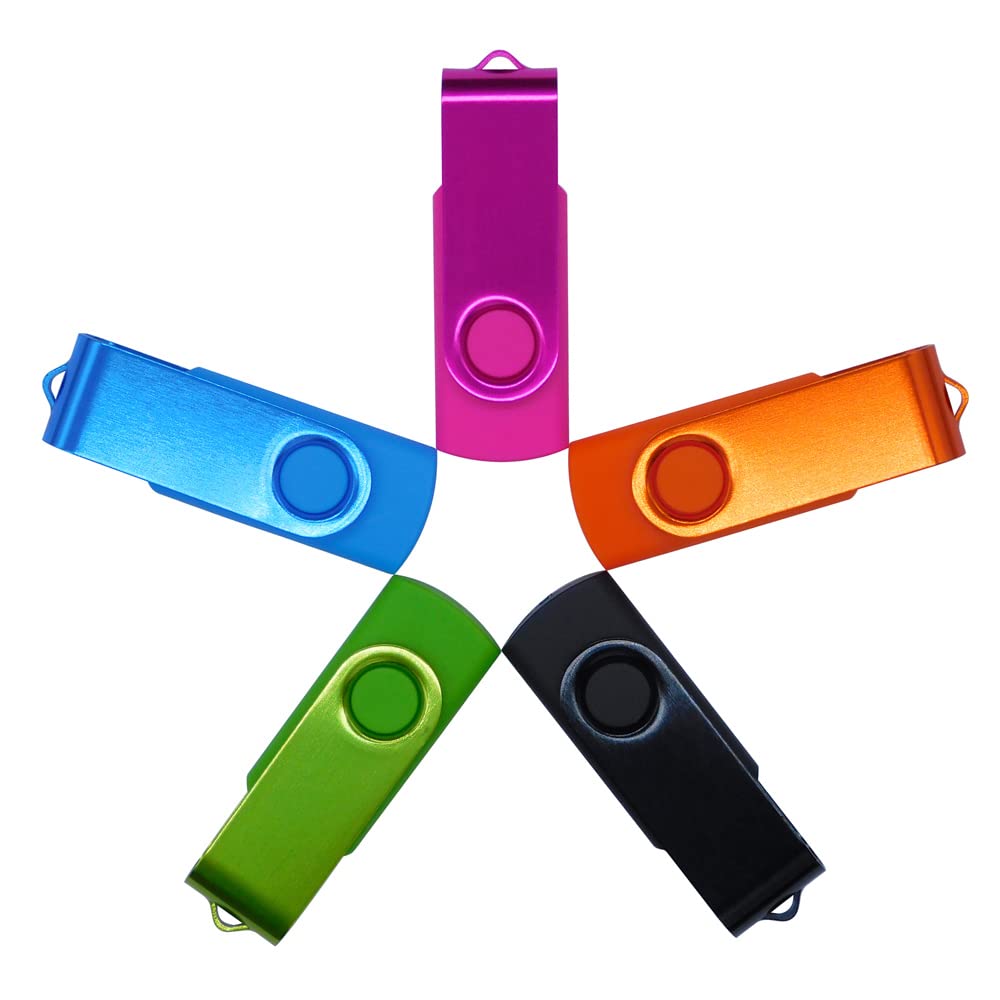 Pamięć flash USB, 2 GB, pendrive z adapterem OTG i type-C/USB C (czarny)