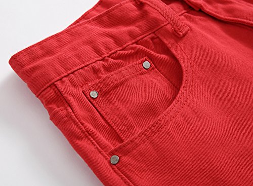 Mens Ripped Jeans Slim Fit Skinny Stretch Jean for Men Tapered Leg Denim Pants3