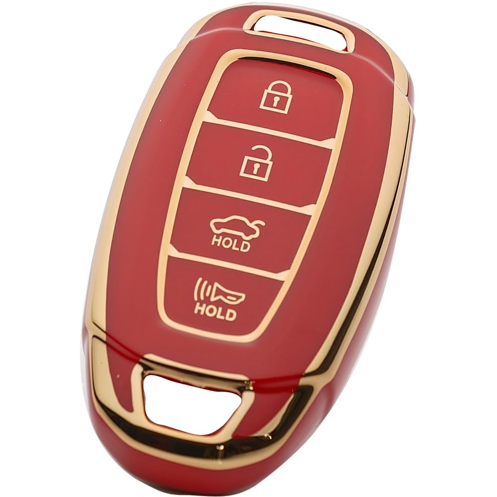 Key Fob Cover for Hyundai 2019-2024 Elantra Kona Palisade Venue Accent