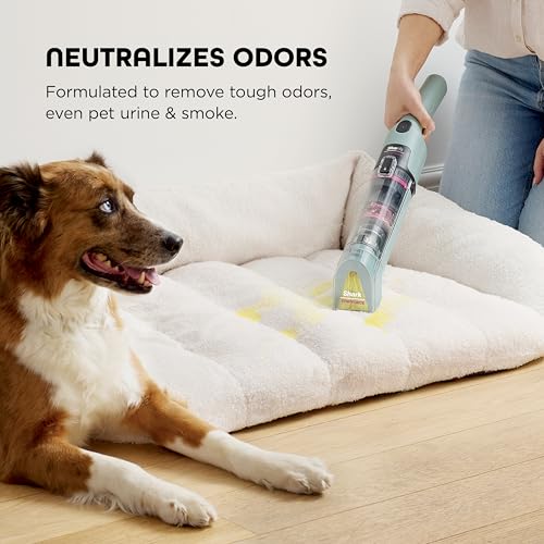 Image of Shark StainForce Dual-Formula Refill Cartridge, Stain & Odor Remover for Shark StainForce Portable Stain Cleaner, for Carpet, Area Rug, Upholstery, Cars, 16.9oz, HXCM500
