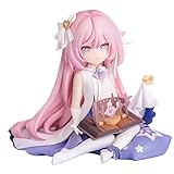 REOZIGN Elysia, Bronya Zaychik figura, Sentado Bonita princesa vestido anime 10cm/3.9inch Personaje Hecho a Mano Colección de PVC para los fanáticos de Anime Regalos (a)