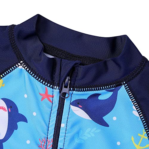 Image of XFGIRLS Baby Boys Swimsuit Toddler Sunsuit UPF 50+ Sun Protection One Piece Beach