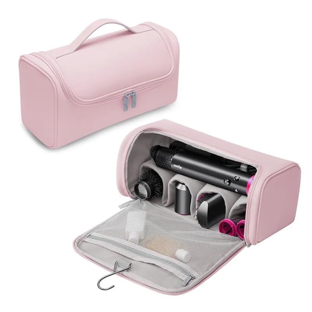 Wielofunkcyjna kosmetyczka Mężczyźni Kobiety Podróże Zewnątrz Wisząca Torba Organizatora Toaletowego Wielokolorowa(Pink)