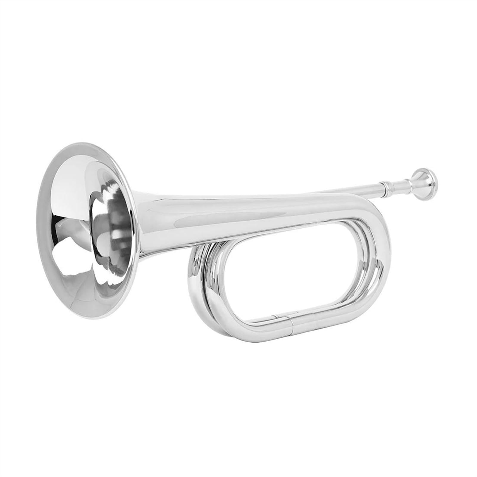 Standard Trompeten Posaune Signalhorn C-Tonart 11 Cm Schallbechermunddurchmesser Blechblasinstrument Verdicktes Messingrohr Professionelle Trompete