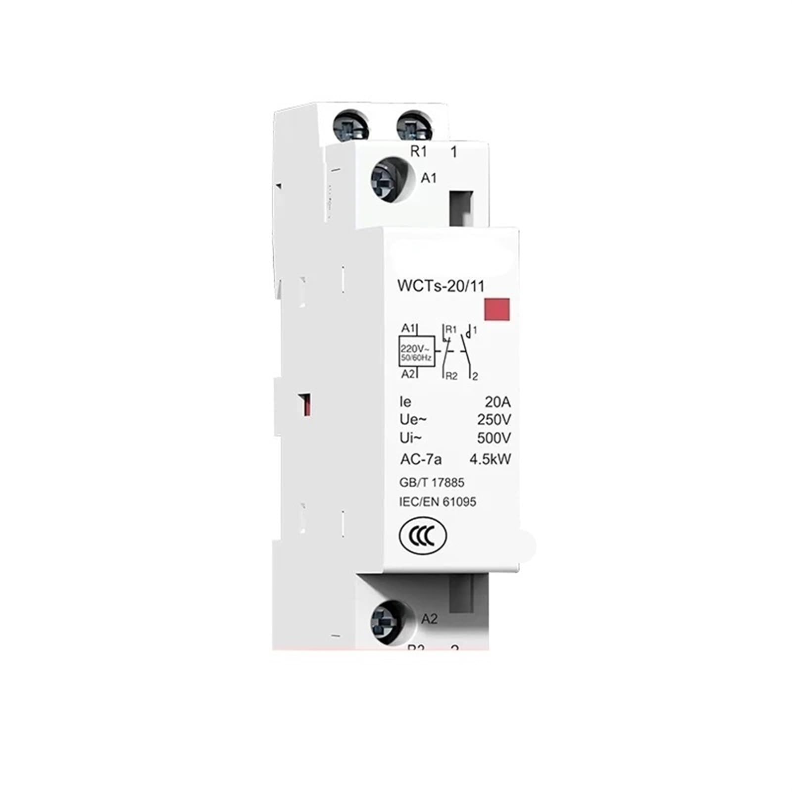 Contacteur automatique rail Din 2NC 20A pour coupure automatique 230V