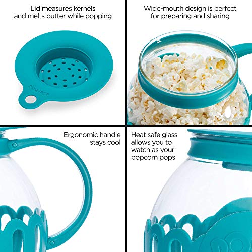 image for Ecolution Patented Micro-Pop Microwave Popcorn Popper with Temperature