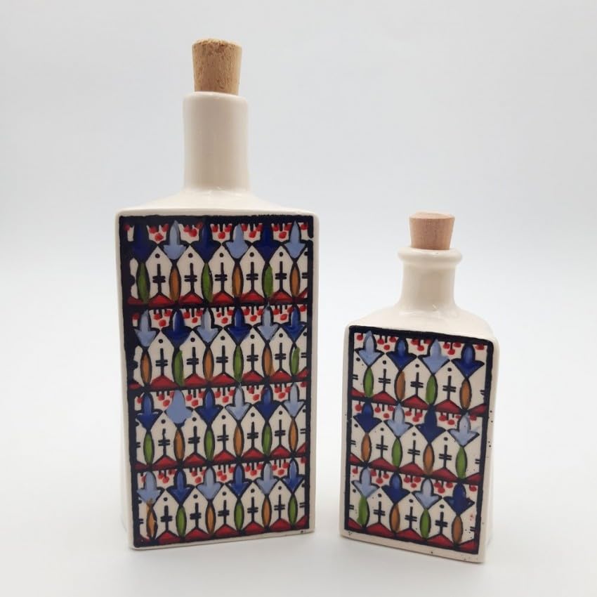 YODECO Duo di bottiglie di olio e aceto Muscari