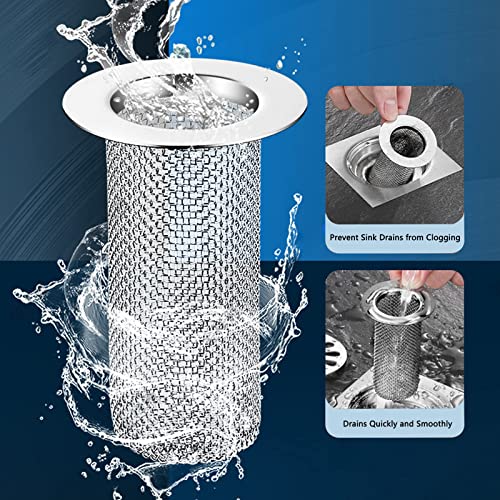 Colador de acero inoxidable para desagüe de lavabo 5.5x8x2.5 cm miniatura 7