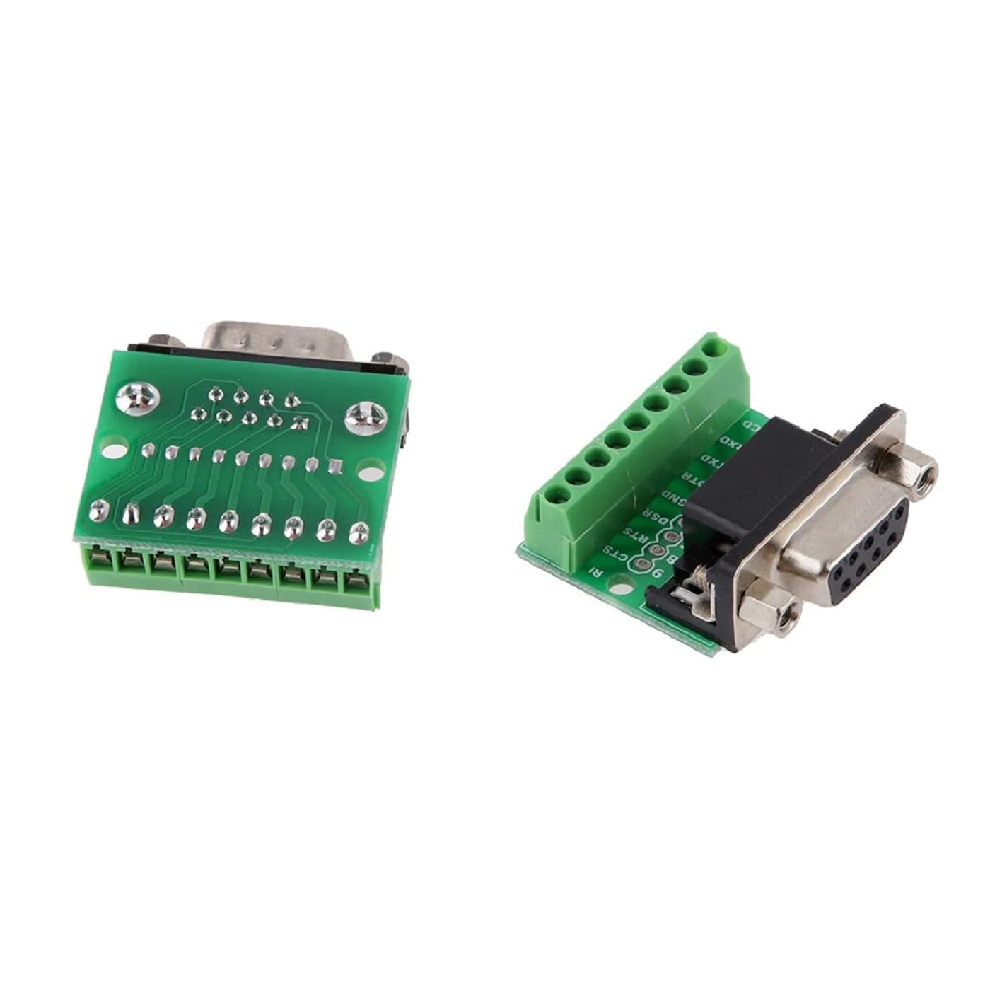 Electronic Spices DB9 Male Screw Terminal to RS232 RS485 Conversion Board-image-42