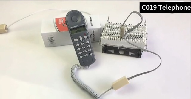 Image of Brccee AC C019 Phone Telephone Butt Test Tester Lineman Tool Cable Set with Connectors and Joiner (Grey White)