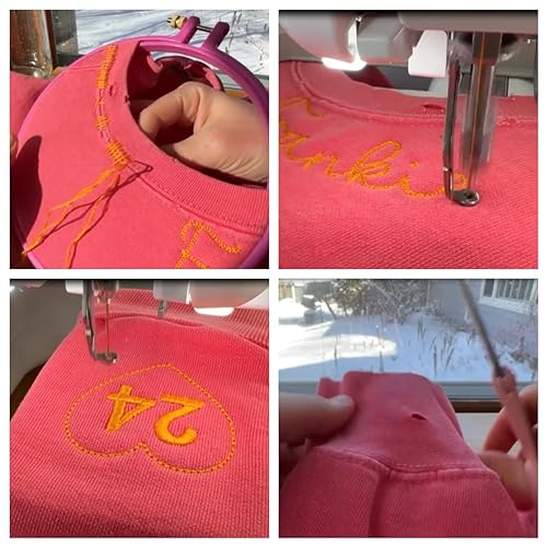 Custom Embroidered Hand Distressed Photo Sweatshirt Personalized Crew Neck Sweatshirt Design Your Own Text Pattern for Women Men4