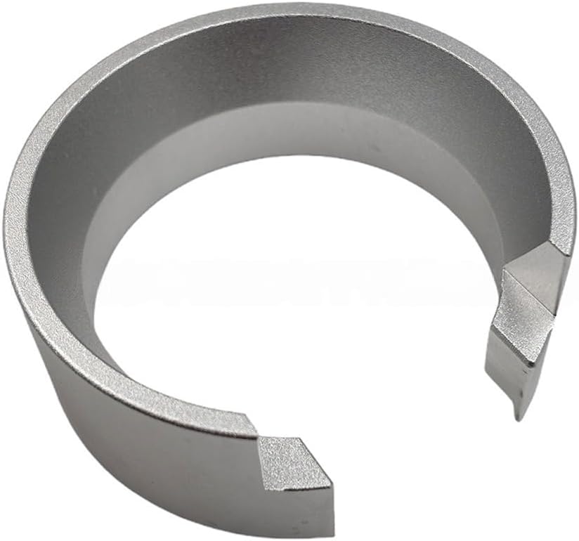 for GEMILAI 9010B/C Coffee Grinder Magnetic Coffee Dosing Ring Coffee Bean Grinder Dosing Funnel Silver