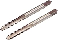 Vista 9 de uxcell Machos de mano métricas M3 rosca 0.5 paso 3 flautas rectas H2 herramienta de aleación de acero inferior y cono tornillo roscado herramientas