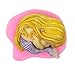 Dekostar Sleeping Mermaid Fandont Molds,3D Mermaid Silicone Cake Moulds Decoration Handmade Soap Candle Stone Mold Cake Decoration Tools