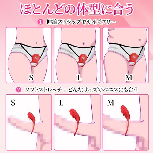 【カップル共用！遠隔操作 バイブ ローター】装着型 ディルド女性用 大人のおもちゃ クリトリス 潮吹き sm グッズ女性 sm 拘束具 クリ密着責め 充電式 軽量 防水 静音 電マ 大人のおもちゃ 女性用 シリコーン プレゼント 調整可能固定バンド付き - 画像4