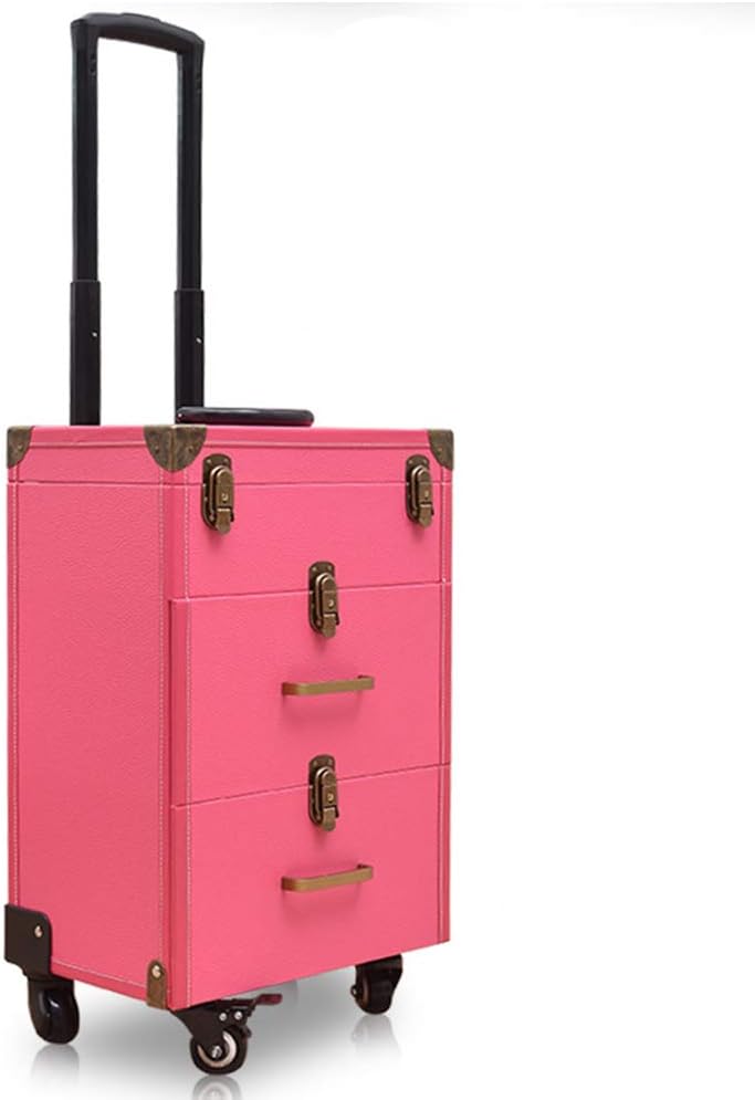 Trolley Cosmetic Case Professional Multi-Layer Drawer e Large Vanity Case Capacity Nail Storage Box Toolbox