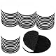 40 Paar Rund Klettverschluss Selbstklebend, 3cm Breit Klettband Selbstklebend Extra Stark, Schwarz Klettpunkte, Klebepads Doppelseitig Extra Stark für Glas Metall Boden Wände