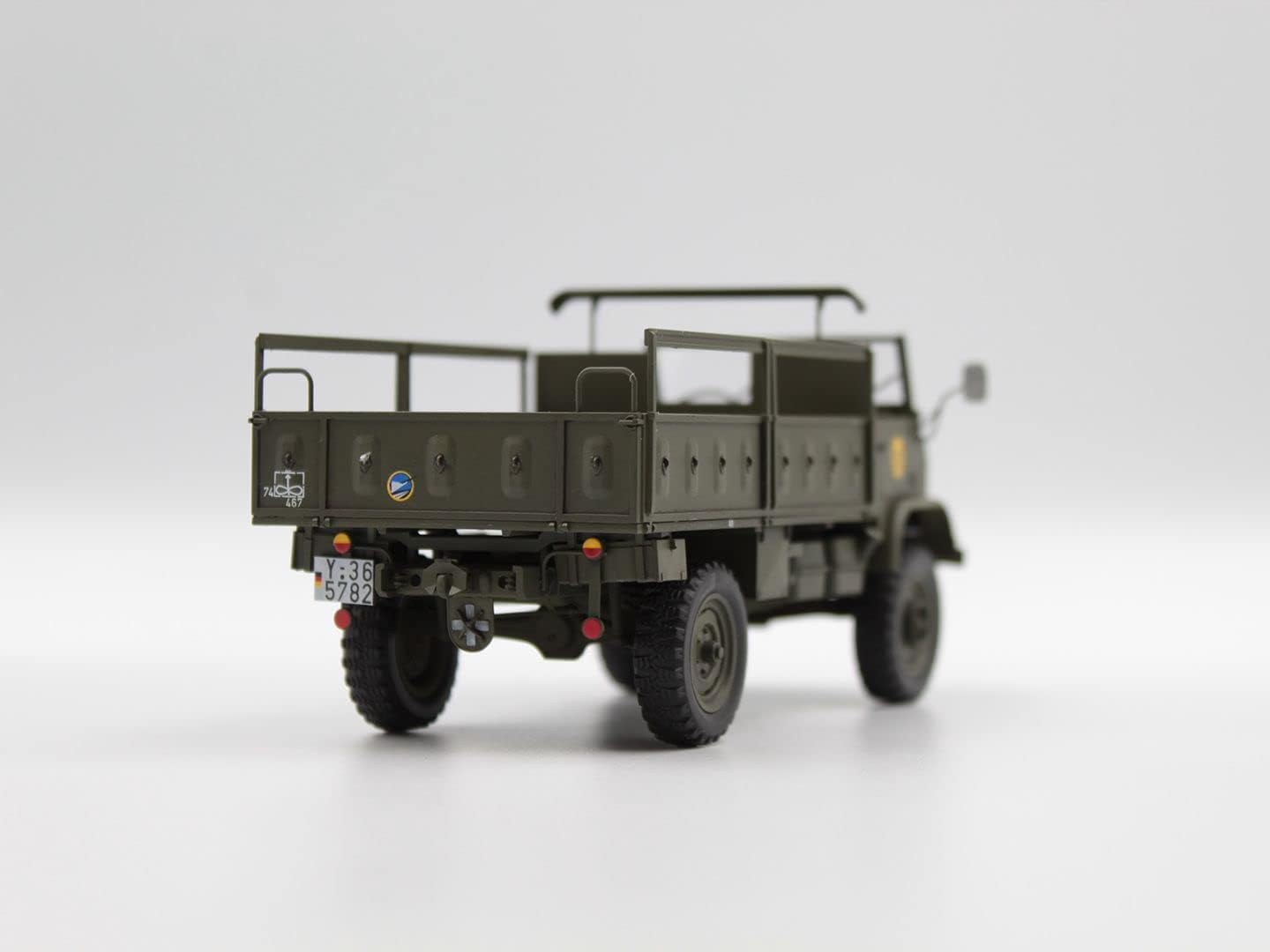 ICM 1:35 German Unimog S404 Military Truck Model Kit - Highly Detailed German Military Truck Plastic Miniature - Military Model (35135)