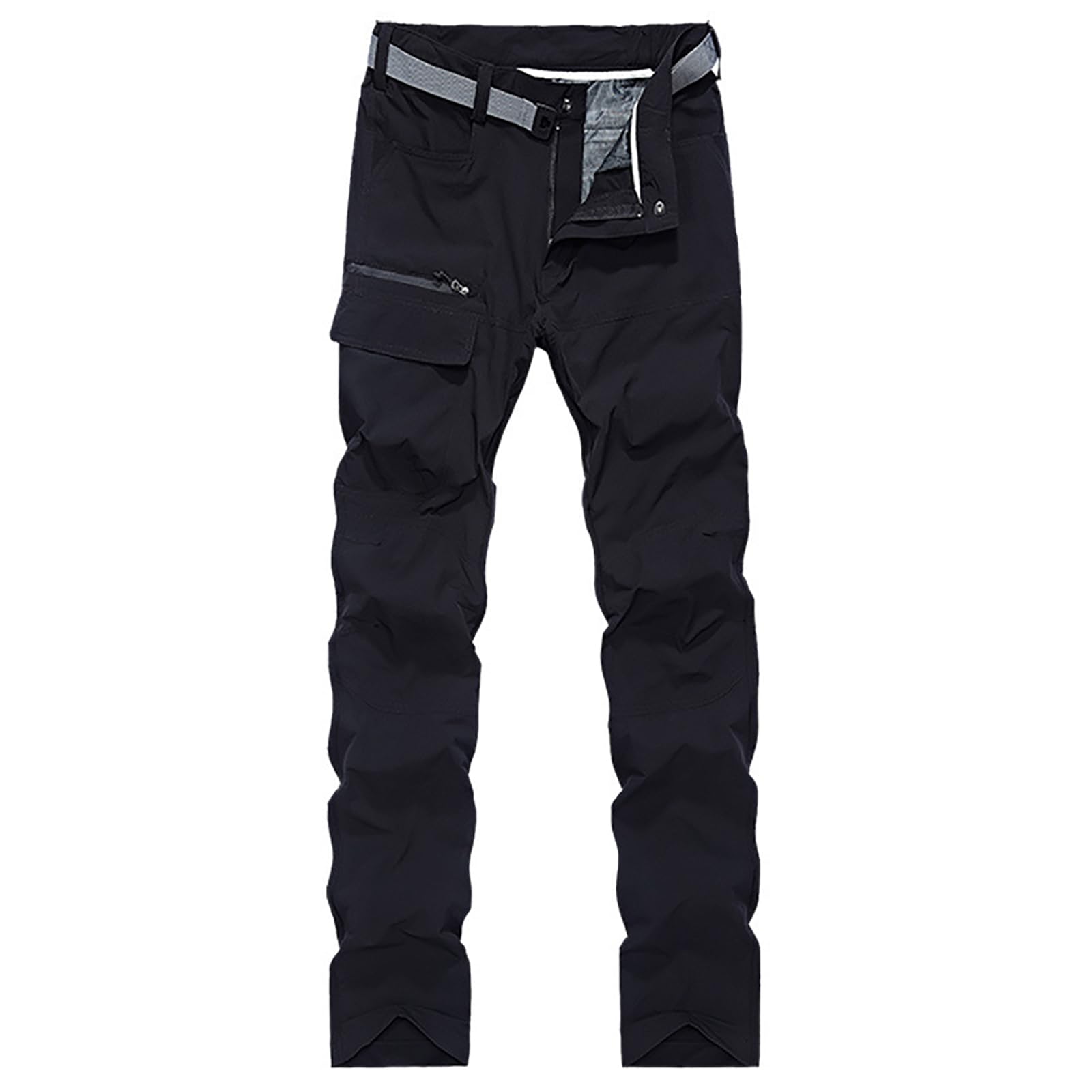 Pantalon de Randonnée Homme Printemps été Pantalon de Marche Respirant Pantalon Escalade Trekking(Size:XL,Color:Noir)