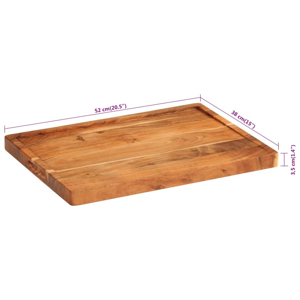 Tabla de cortar de madera maciza, tabla de cortar de alta calidad para cocina, duradera y fácil de limpiar, perfecta para los entusiastas de la cocina