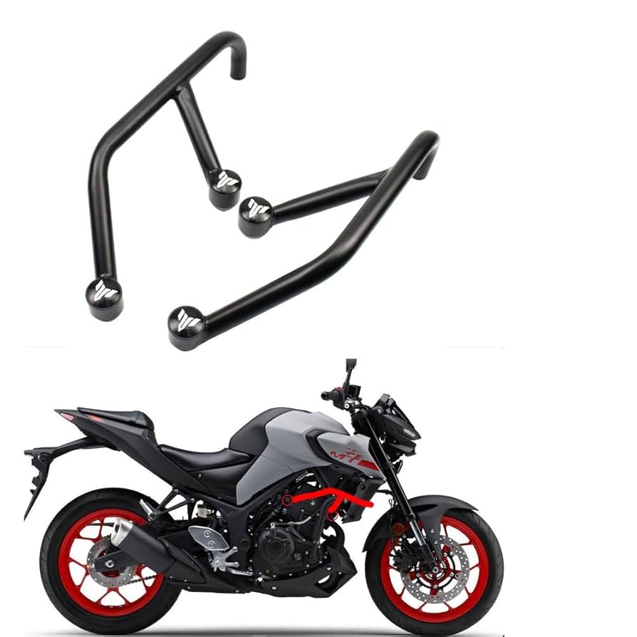 オートバイエンジンガー MT-25用 MT-03 2016-2023用 スチール