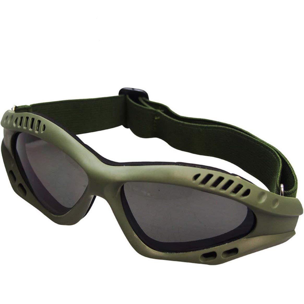 Motorcycle Goggles Cycling Glasses Elastic CS Tactical Safety Goggles Windproof Anti-Dust Outdoor Sports Goggles