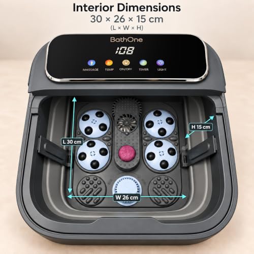 Collapsible Foot Spa Bath Massager With Heat Electric Foot Soaking Tub by BathOne - Used condition - Image 7