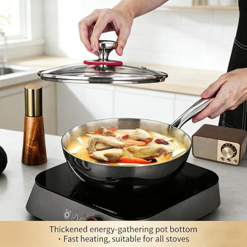 Wok acero inoxidable 316 11.02 in miniatura 5