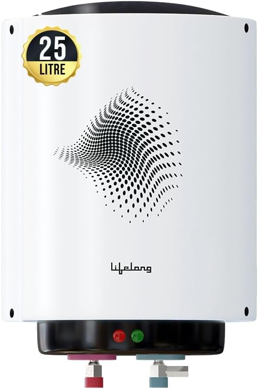 Buy Lifelong Water Heater for Home - Water Geyser 25 ltr with 3 Star ...