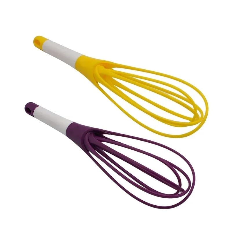 frusta da cucina Frullino manuale rotante multifunzionale for le uova frusta(Red)