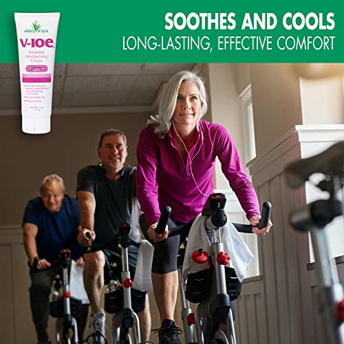 Image of V-loe, 4 oz, Soothes & Hydrates Sensitive Vulva, Non-Estrogen, Non-Prescription Vaginal Comfort