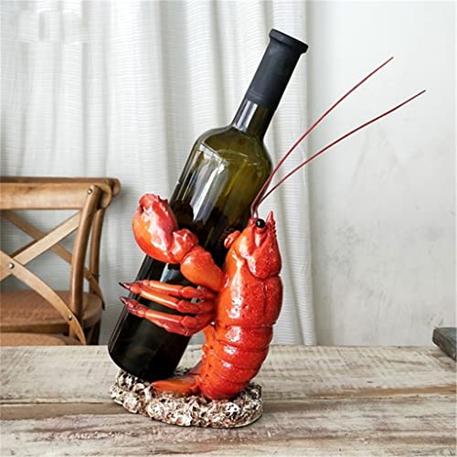 Soporte para botellas resistente de resina con forma de cangrejo miniatura 3