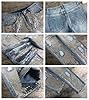 RSBFK Women's High Waisted Jeans Baggy Metallic Gl... #5