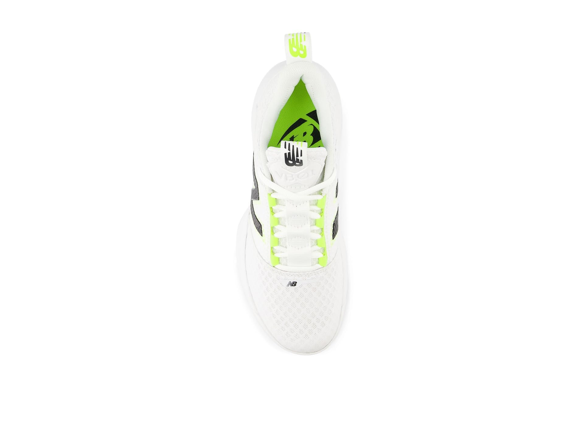 New Balance Women's FuelCell VB-01 Volleyball Shoe, White/Black, 7