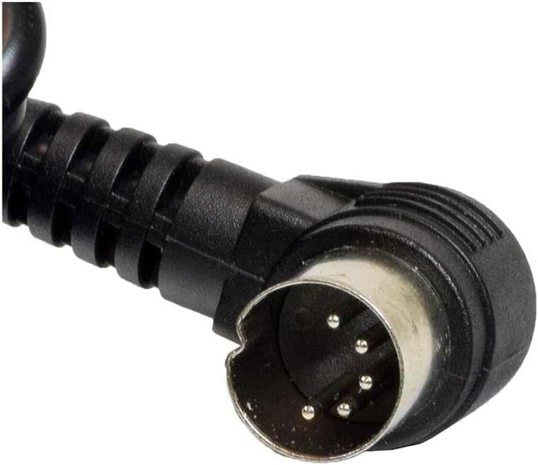 Close-up of the 5-pin quick disconnect plug for the Golden Tech Lift Chair Hand Control