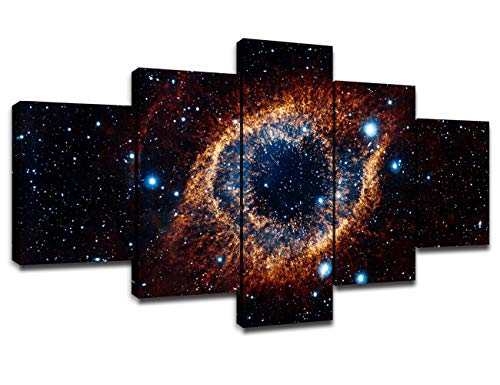 Wall Art Space Nebula Canvas Prints Poster Universe Galaxy Starry Sky...